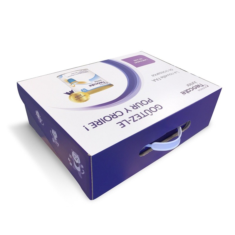 Coffret en carton de présentation produit BIKOM Valisette et pochette en carton ou PVC