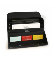 Coffret en carton finition cuir