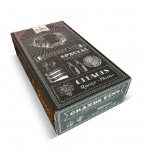 Boite deux bouteilles carton BIKOM Valise et coffret de démo