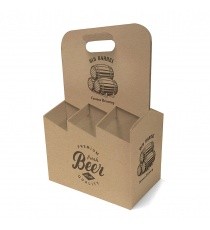 BIKOM Porte bouteille en carton