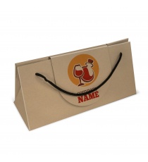 BIKOM Sac porte bouteille en carton