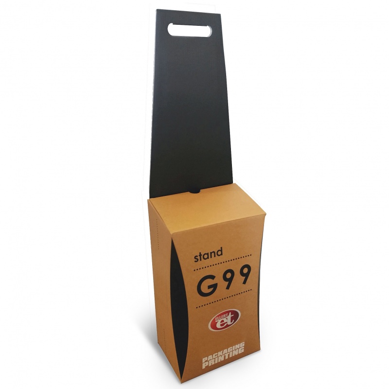 Chariot en carton à roulette BIKOM Accueil