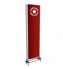 Totem aluminium galbé