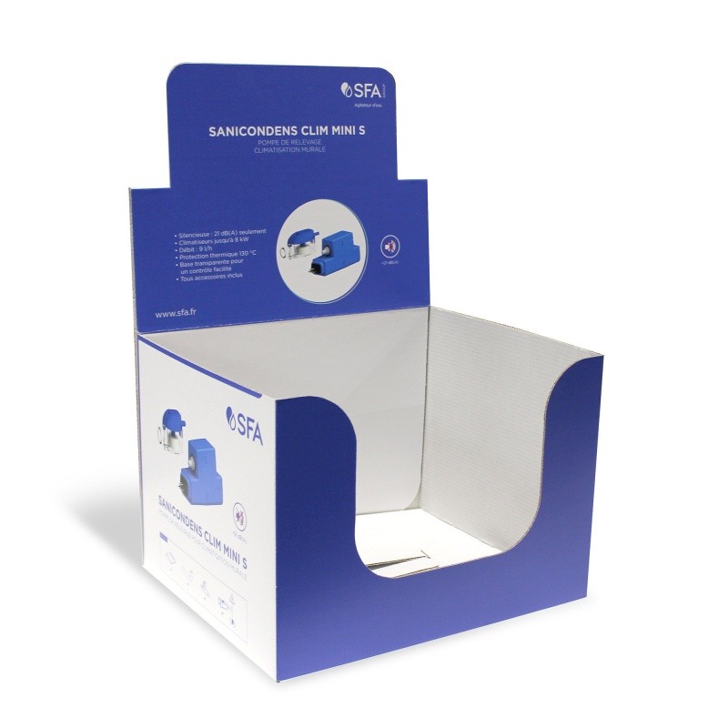 PLV de comptoir 28 x 23 x 20 cm BIKOM Présentoirs en carton