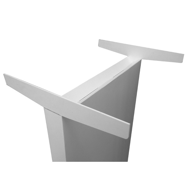 Totem carton rectangulaire 50 x 160 cm BIKOM Totem carton rectangulaire