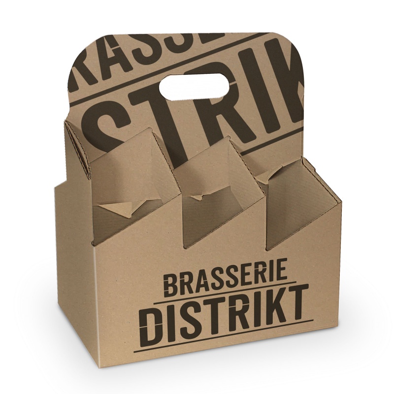BIKOM Porte bouteille en carton