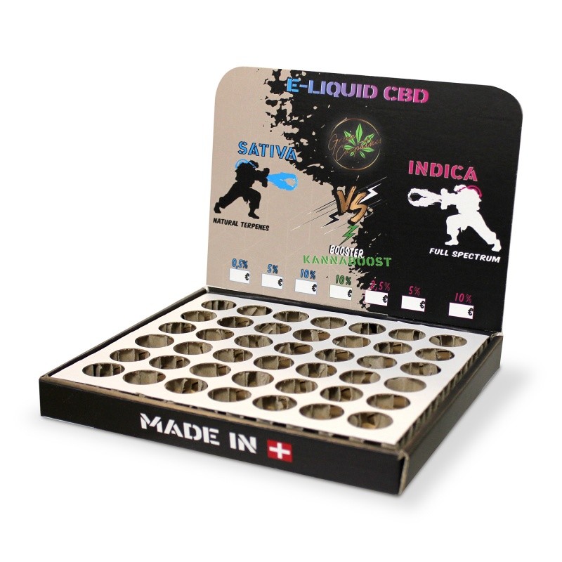 Présentoir CBD BIKOM PLV Franchise