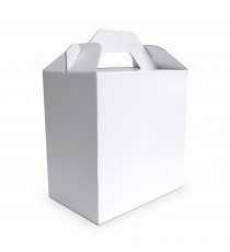 lunch box en carton blanc