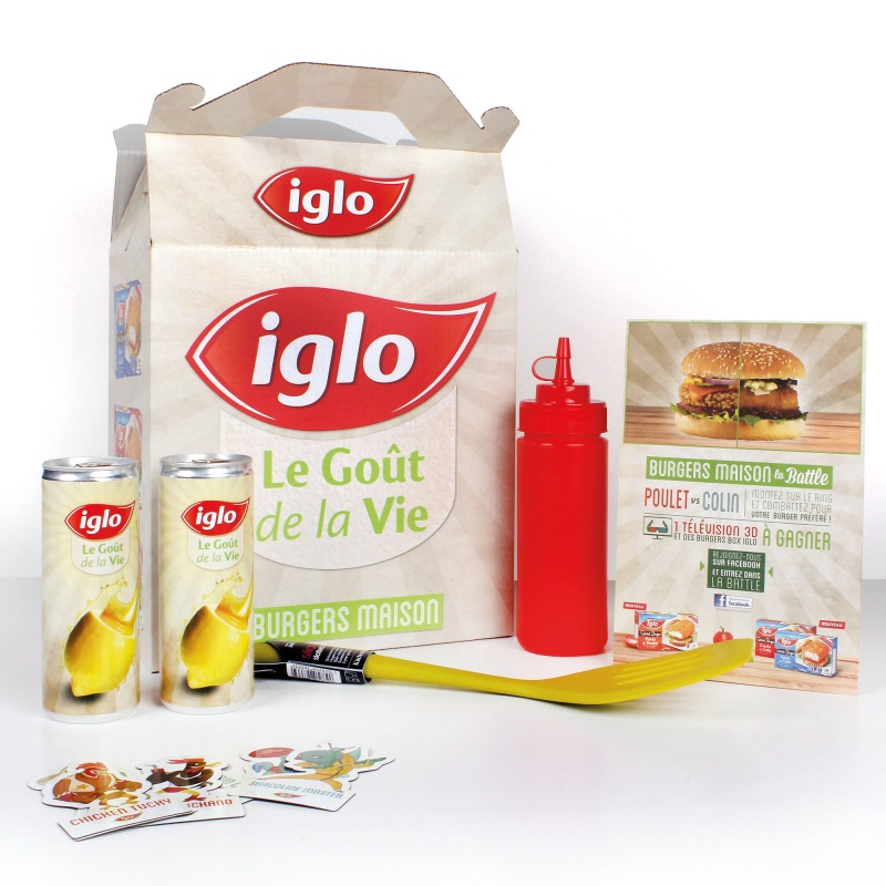 Lunch box personnalisée BIKOM Porte bouteille et lunch box