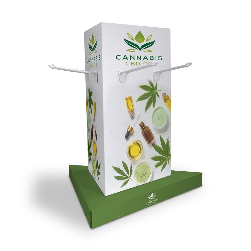 PLV CBD à broches BIKOM PLV cosmétique