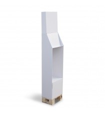 Meuble PLV sur mesure forme lutrin