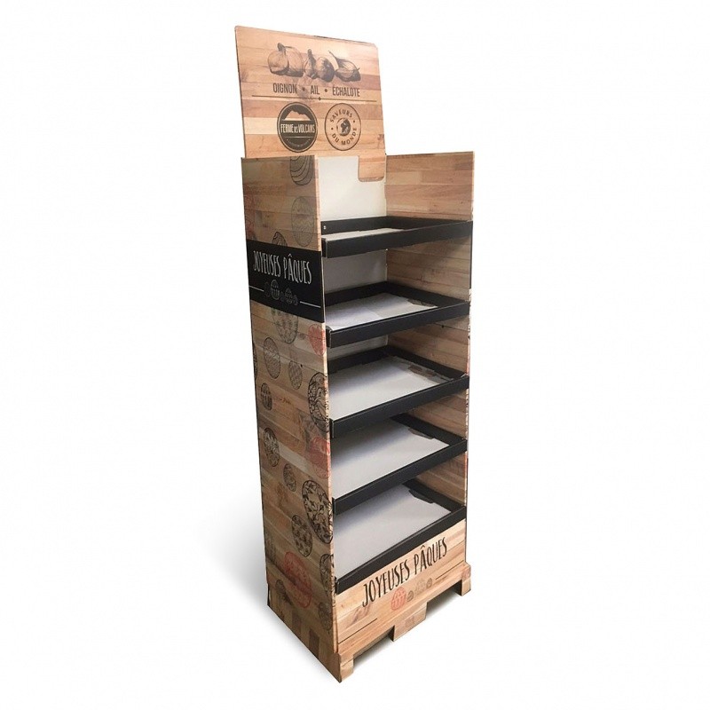Présentoir box palette intégrée BIKOM Box palette