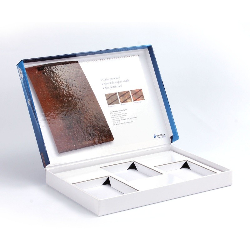 Coffret en carton rembordé BIKOM Valise et coffret de démo