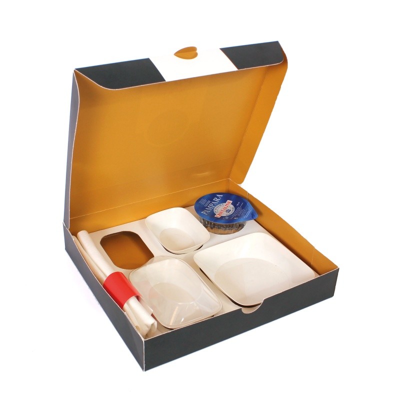 Boite plateau repas BIKOM Porte bouteille et lunch box