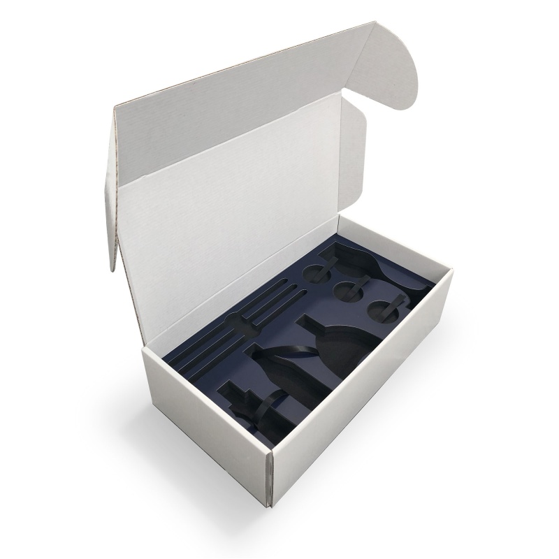 Coffret carton bouteille BIKOM Porte bouteille et lunch box