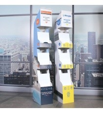 PLV porte documents en carton  Accueil