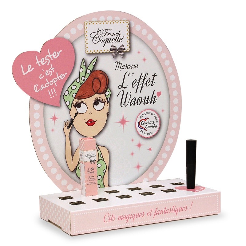 PLV pour cosmétique Masacara BIKOM PLV cosmétique