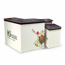 Meuble de cuisine en carton