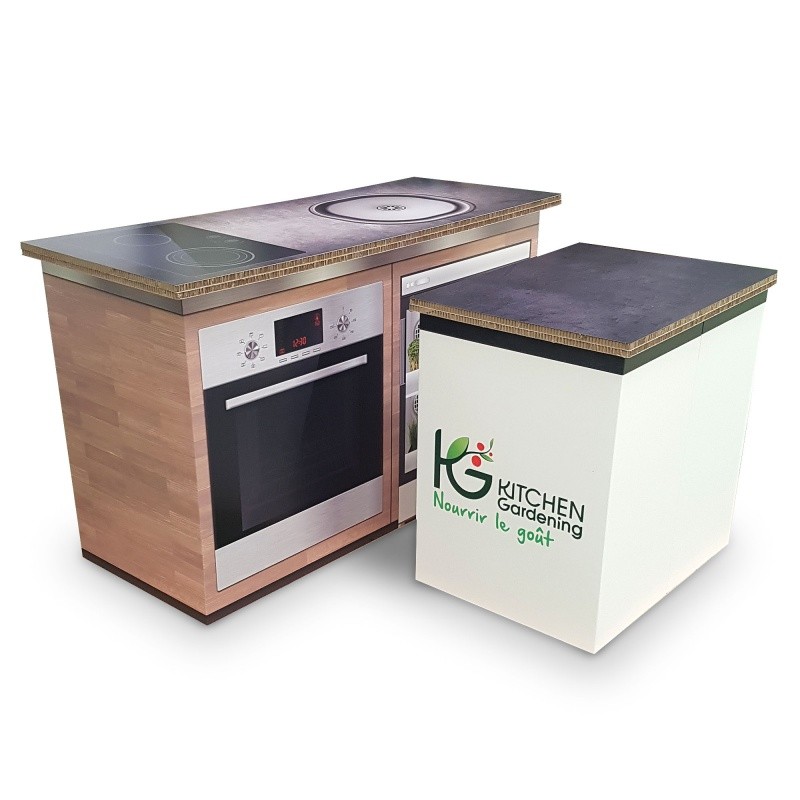 Meuble de cuisine en carton BIKOM Aménagement