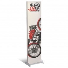 BIKOM Totem carton rectangulaire 40 x 150 cm