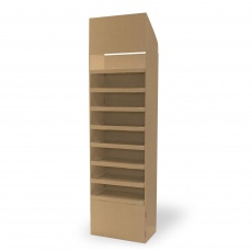 Display carton 8 étagères