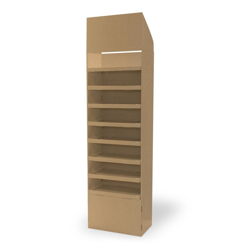fabricant_plv_Display carton 8 étagères