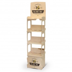 PLV présentoir boisPLV en bois "Rio" personnalisable PLV et présentoir en bois PLV et présentoir en bois
