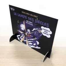 Chevalet de table en carton - Présentoir carton