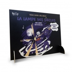 Chevalet de table en carton - Présentoir carton