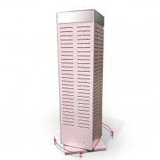 Colonne pivotante pour broches BIKOM PLV
