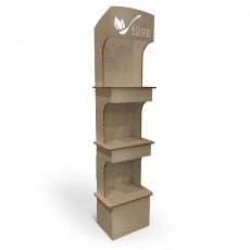 Display carton 3 étagères 