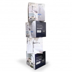 Totem cube fermé BIKOM Totems carton