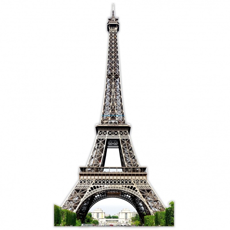 Tour Eiffel Silhouette BIKOM Décorations en carton