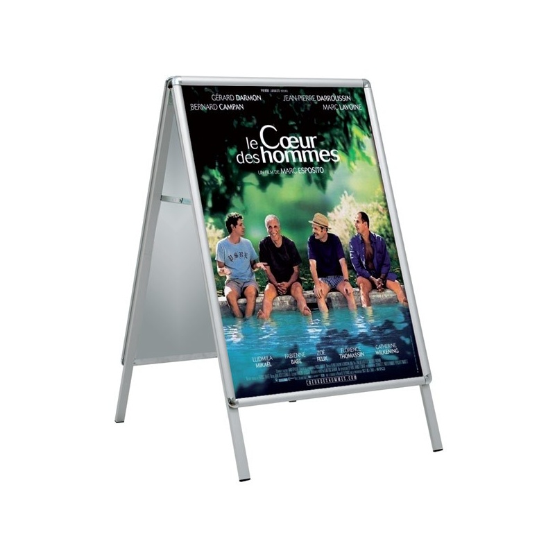 Chevalet de trottoir A1 (84x59,4cm) BIKOM Chevalet de trottoir, porte affiche, cadre