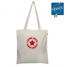 Tote Bag Vegan fabriqué en France BIKOM Textiles publicitaires et goodies écologiques