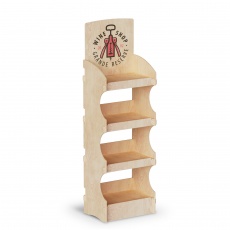 PLV présentoir boisPLV en bois "Aktive" personnalisable PLV et présentoir en bois PLV et présentoir en bois