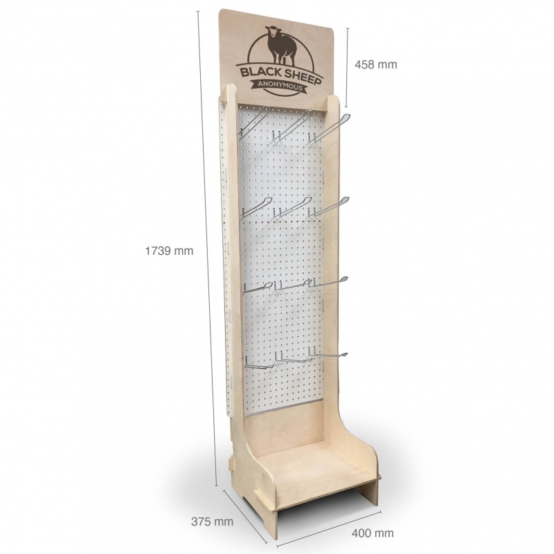 PLV présentoir boisPLV en bois "Stefani" personnalisable PLV et présentoir en bois PLV et présentoir en bois