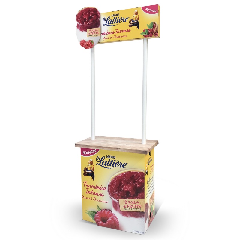 fabricant_plv_Stand dégustation en carton