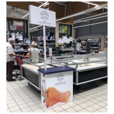 Stand dégustation 75 x 36 cm