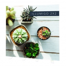 mobilier-en-carton-Cadre lumineux Illumigo™ 2x2