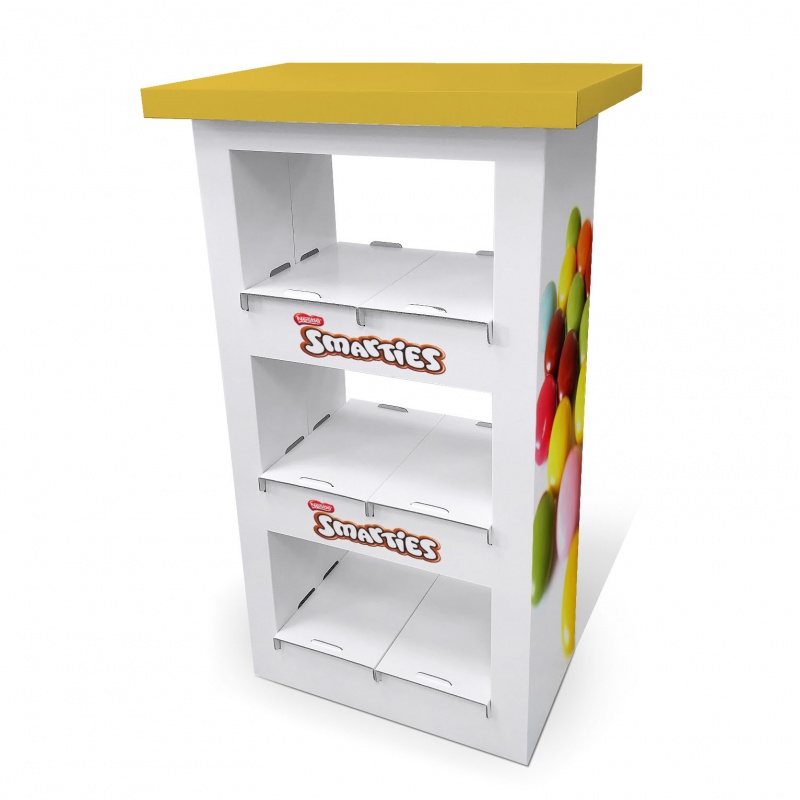 fabricant_plv_Comptoir étagère en carton