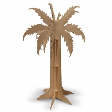 BIKOM Palmier en carton recyclable | 200 cm de haut