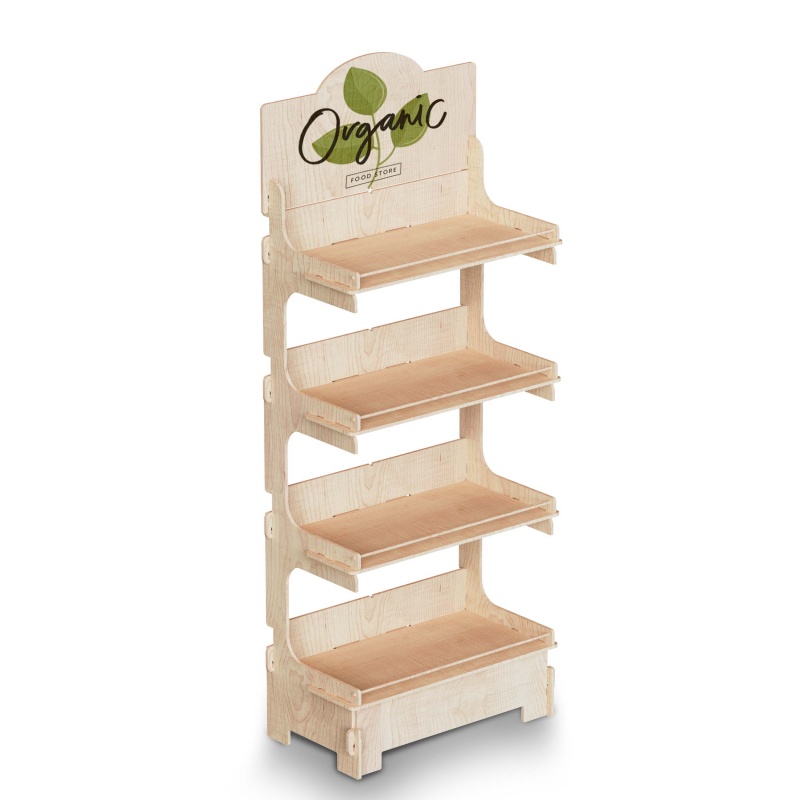 PLV présentoir boisPLV en bois "America" personnalisable PLV et présentoir en bois PLV et présentoir en bois