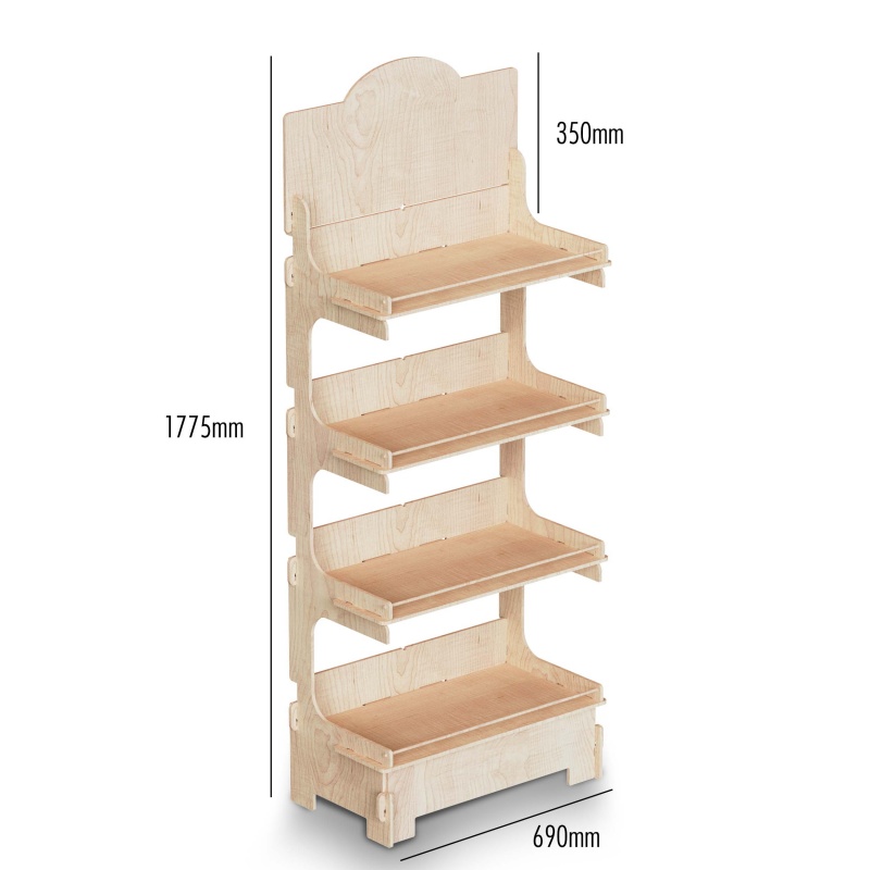 PLV présentoir boisPLV en bois "America" personnalisable PLV et présentoir en bois PLV et présentoir en bois