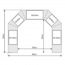 Arche gonflable personnalisable