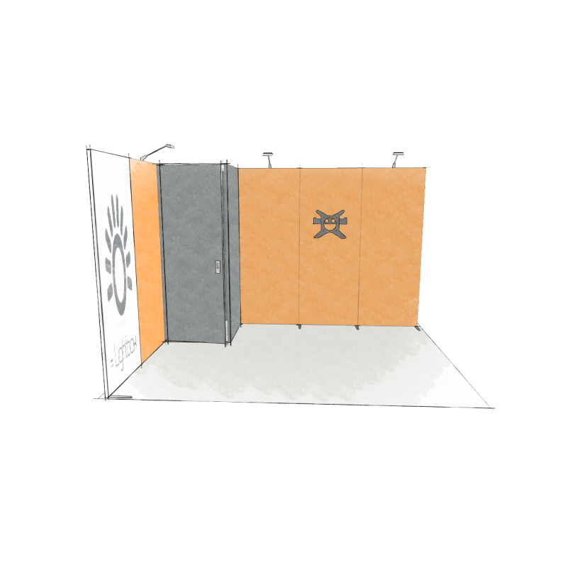 BIKOM Stand H-Line 12m2