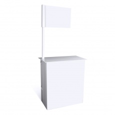 Stand en carton ou comptoir pour démontration