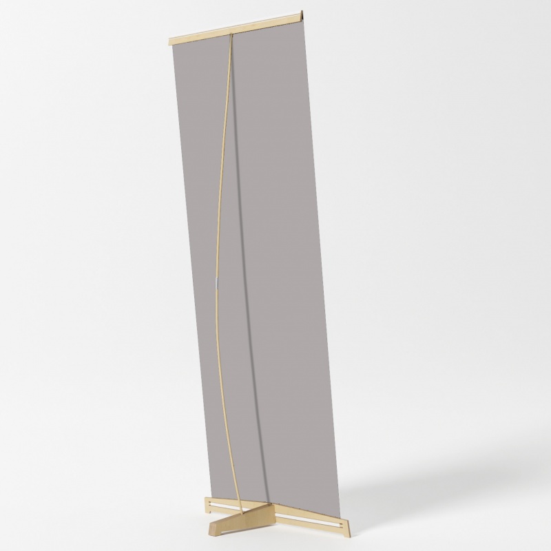 BIKOM Kakemono en bois 74 x 200 cm