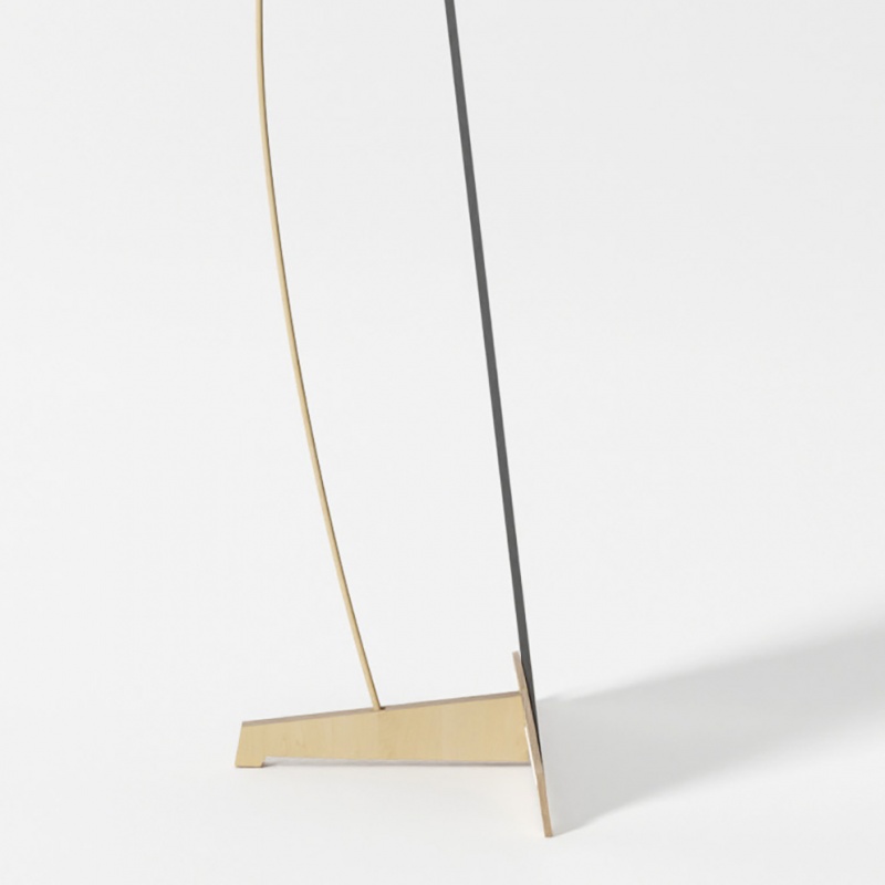 BIKOM Kakemono en bois 74 x 200 cm