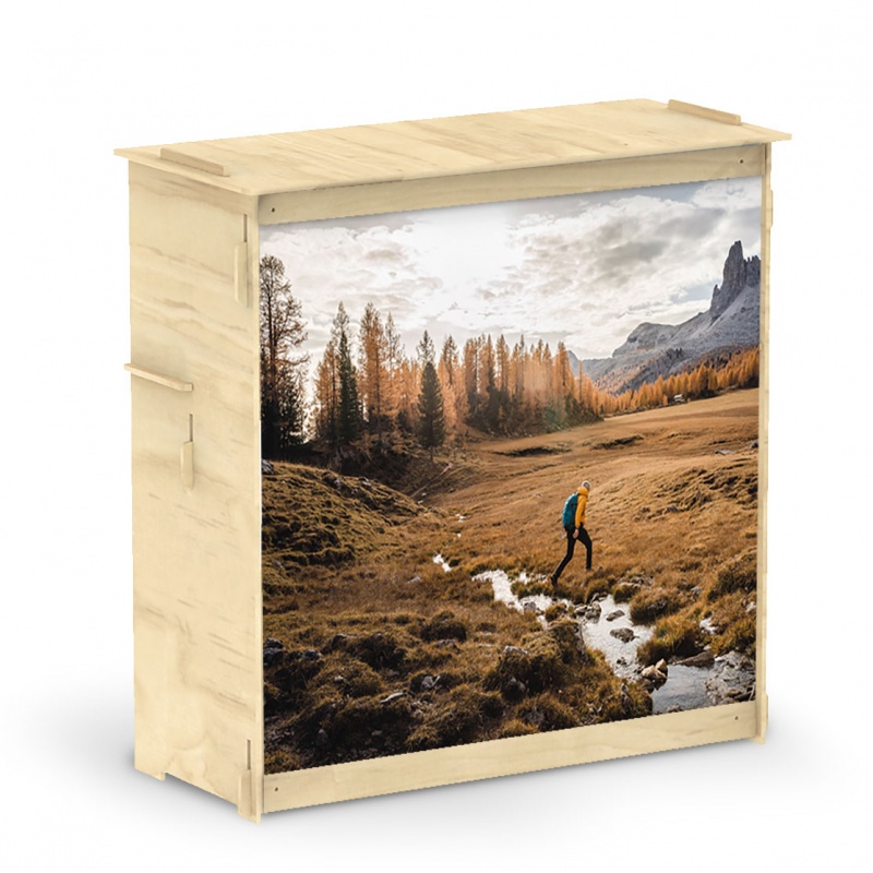 mobilier-en-carton-Comptoir en Bois OTAWA